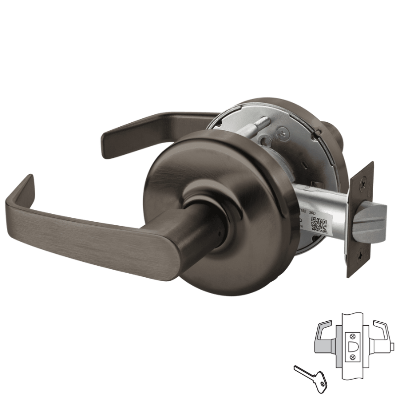 Corbin Russwin CLX3320-NZD Cylindrical Lock, Privacy Function, Non-Key Corbin Russwin CLX3320-NZD Cylindrical Lock, Privacy Function, Non-Key