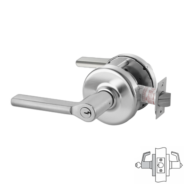Corbin Russwin CLX3351-102D Cylindrical Lock, Entrance Or Office Funct