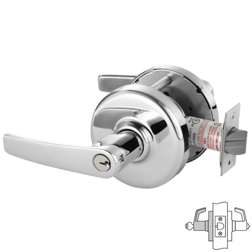 【lokki】 Corbin Russwin CLX3351-AZD Cylindrical Lock, Entrance Or Office Functi