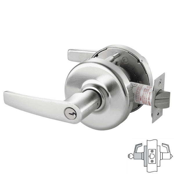 Corbin Russwin CLX3351-AZD Cylindrical Lock, Entrance Or Office Functi