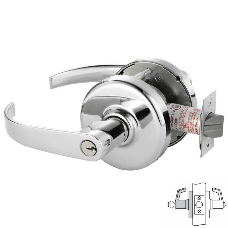 Corbin Russwin CLX3351-PZD Cylindrical Lock, Entrance or Office Functi
