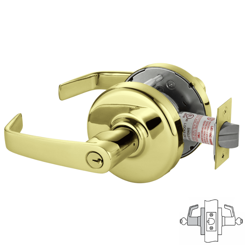 Corbin Russwin CLX3352-NZD Cylindrical Lock, Classroom Intruder Functi Corbin Russwin CLX3352-NZD Cylindrical Lock, Classroom Intruder Functi