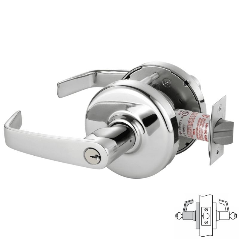 Corbin Russwin CLX3352-NZD Cylindrical Lock, Classroom Intruder Functi Corbin Russwin CLX3352-NZD Cylindrical Lock, Classroom Intruder Functi