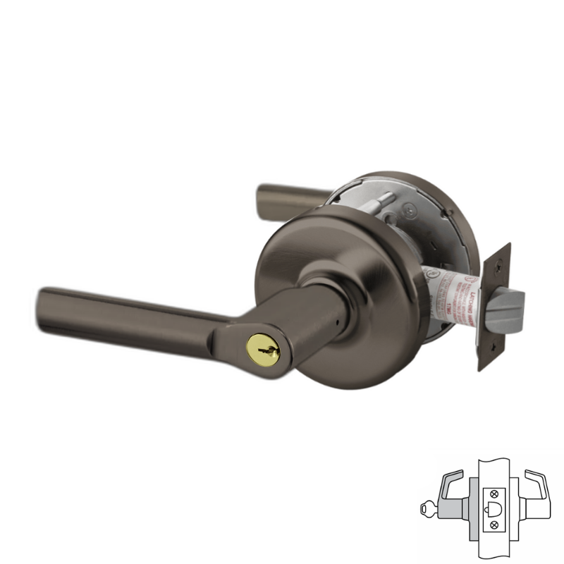 Corbin Russwin CLX3357-106D Cylindrical Lock, Storeroom or Closet Func