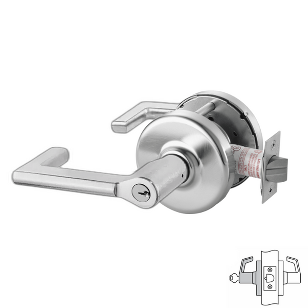 Corbin Russwin CLX3357-124D Cylindrical Lock, Storeroom or Closet Func Corbin Russwin CLX3357-124D Cylindrical Lock, Storeroom or Closet Func