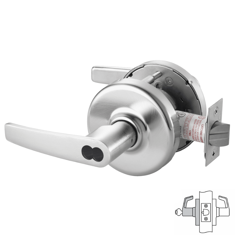 Corbin Russwin CLX3357-AZD Cylindrical Lock, Storeroom or Closet Funct