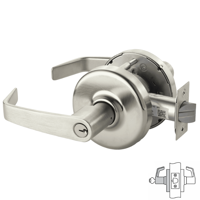 Corbin Russwin CLX3357-NZD Cylindrical Lock, Storeroom or Closet Funct