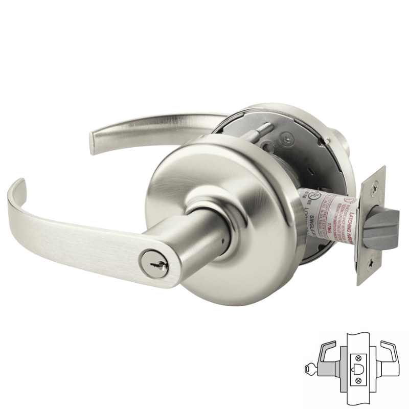 Corbin Russwin CLX3357-PZD Cylindrical Lock, Storeroom or Closet Funct