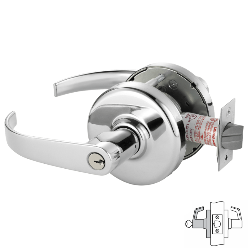 Corbin Russwin CLX3357-PZD Cylindrical Lock, Storeroom or Closet Funct