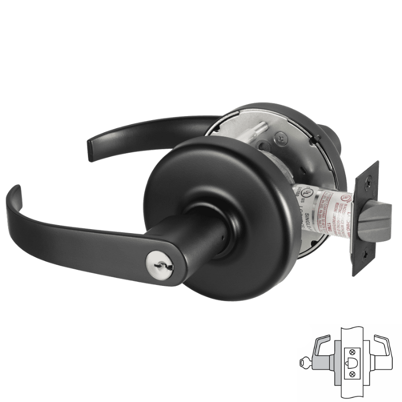 Corbin Russwin CLX3357-PZD Cylindrical Lock, Storeroom or Closet Funct