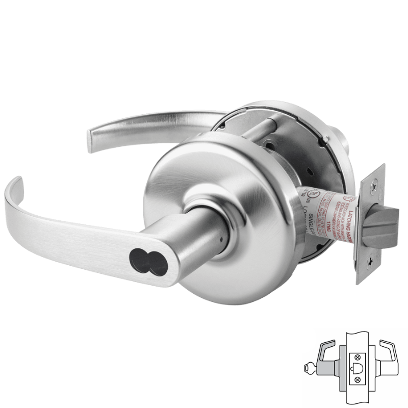 Corbin Russwin CLX3357-PZD Cylindrical Lock, Storeroom or Closet Funct