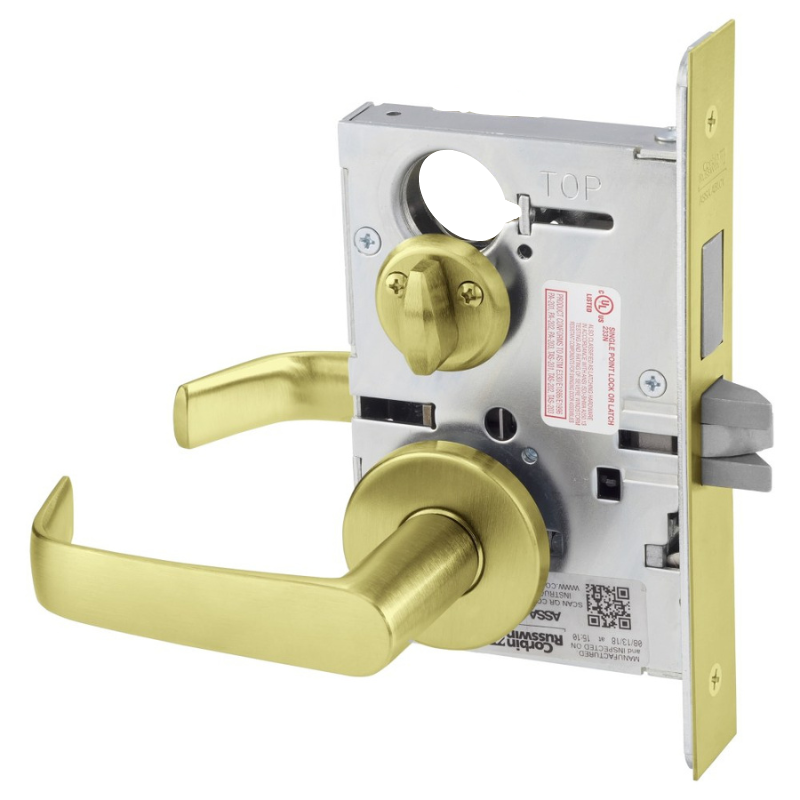Corbin Russwin ML2030-NSA Privacy Bedroom or Bathroom Mortise Lock, Ne