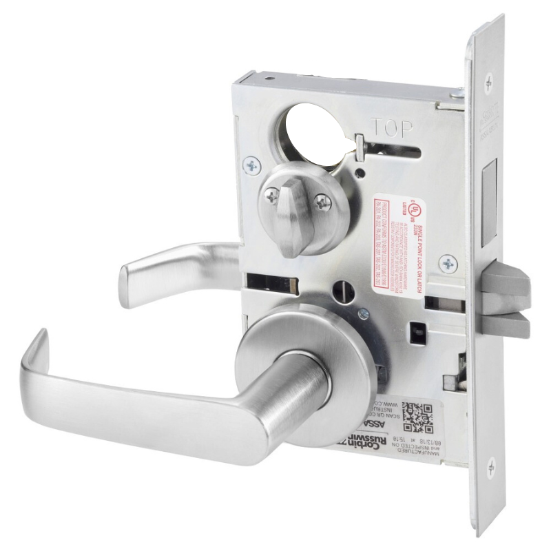 Corbin Russwin ML2030-NSA Privacy Bedroom or Bathroom Mortise Lock, Ne