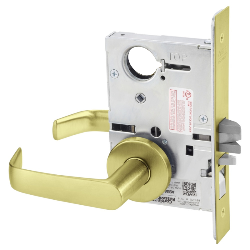 Corbin Russwin ML2051-NSA-LC Entrance or Office Mortise Lock, Newport