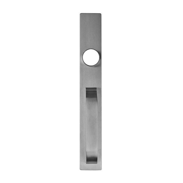 Detex 03CN 630 CN Straight Pull Trim with Cylinder Hole, for 40/50/51 Series Devices, Sold Less Cylinder, Satin Stainless Steel