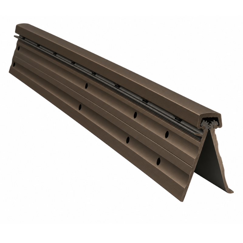 Pemko DFM83 Full-Mortise Continuous Geared Hinge, 83" Length, Dark Bronze Anodized Finish