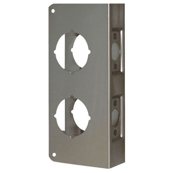 Don Jo 946-S-CW Wrap Around Plate, for Double Locks with 6" Center, 22 Gauge Stainless Steel
