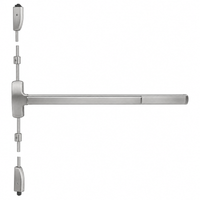 Falcon F-25-V-EO-3, Wide Stile Pushpad, Exit Only, Less Trim, 36" Device, No Dogging, Grade 1, Reversible