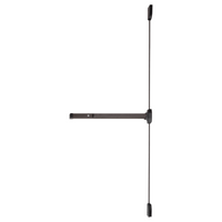 Falcon 19-V-EO-3 Surface Vertical Rod Exit Device, Exit Only, Less Trim, 36" Device, Hex Key Dogging