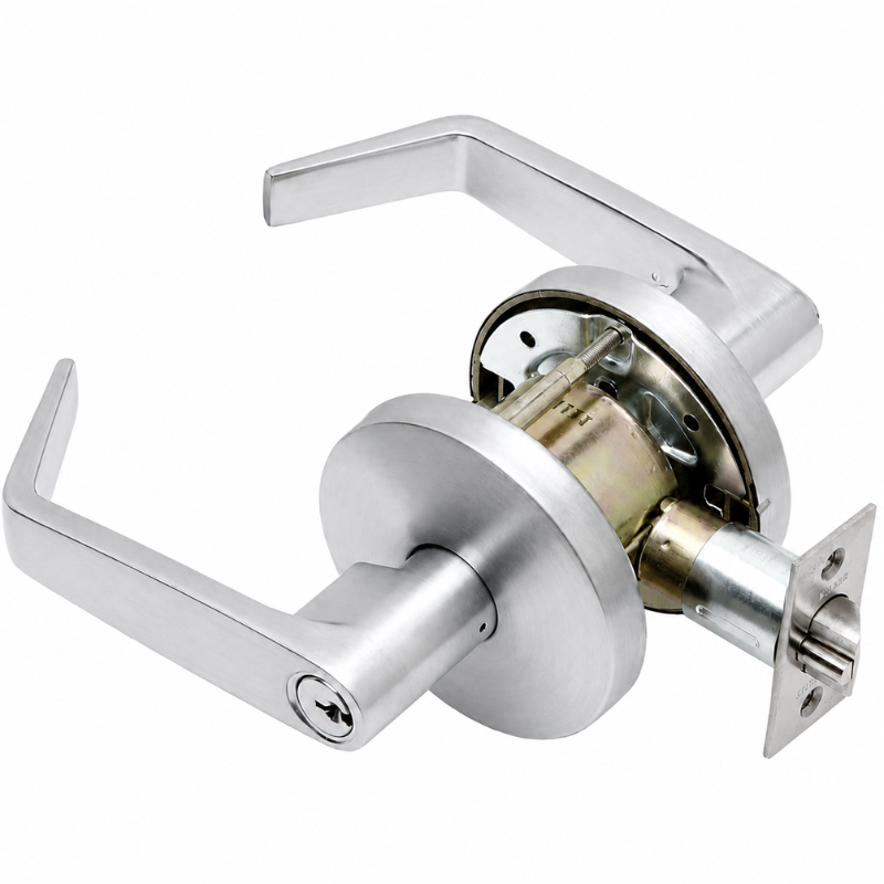 Falcon B561PD-D-626 Cylindrical Lock, Classroom Function, Dane Lever, Satin Chrome