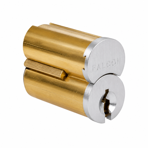 Falcon C607-A-626 SFIC Core, Combinated, 7-Pin, A Keyway, Satin Chrome Finish