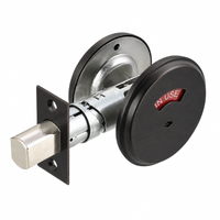 Falcon D271 Occupancy Indicator Deadbolt With Thumbturn, Standard Strike, Grade 2, Non Handed - US10B