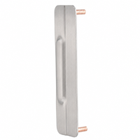 IVES LG10-US32D Lock Guard, 2 1/2" Wide x 9-1/2" High, Stud center to center 8-1/2", 12 Gauge