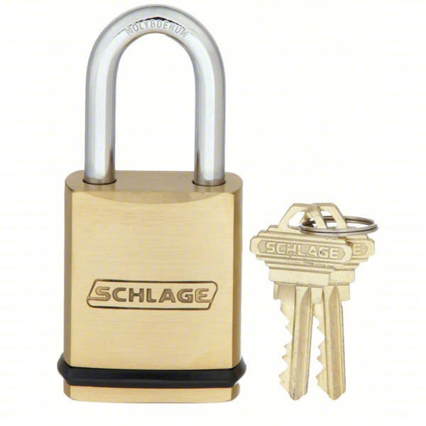 Schlage KS23F2300 Padlock, 5/16 Inch Diameter Shackle, 2 Inch Clearance, [2] keys "C" Keyway