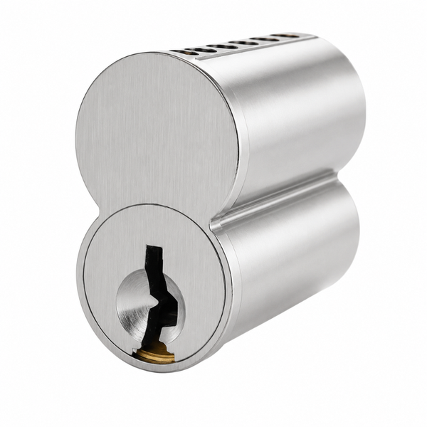 KSP 207C SFIC 7-pin figure-eight core, satin chrome US26D, Amstel keyway, keyed alike