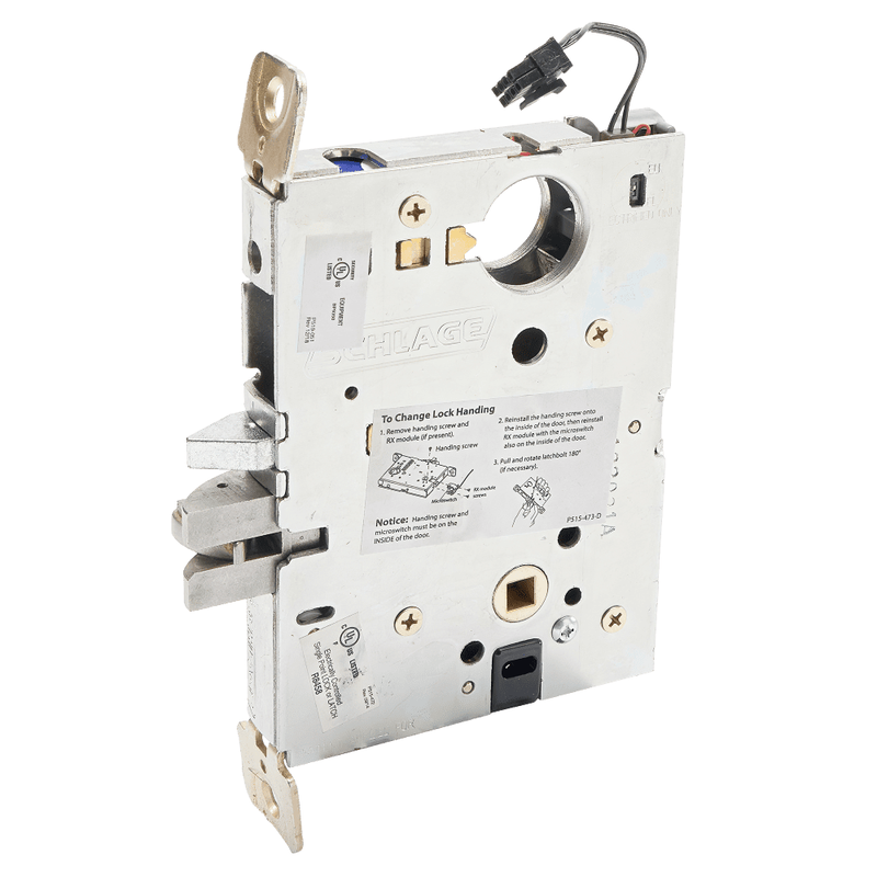 Schlage L283-347-EU Electrically Unlocked (Fail Secure) Lock Case, For Use With L9090/92/94 Series Mortise Lock, Field Reversible