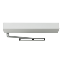 LCN 9531IQ electromechanical swing door operator cover, satin aluminum 628, with slide track arm