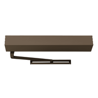 LCN 9531IQ-STD-COV-710 electromechanical swing door operator with slide track arm, dark bronze cover