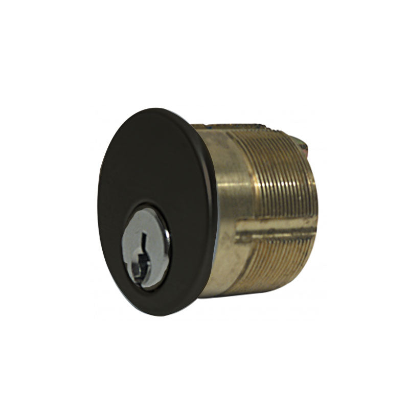 20-001-E 1-1/4 Mortise Cylinder with Straight Cam, E Keyway