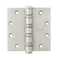McKinney T4A3386-5x4-1/2-NRP Full Mortise Heavy Weight Five Knuckle Hinge, Non-Removable Pin