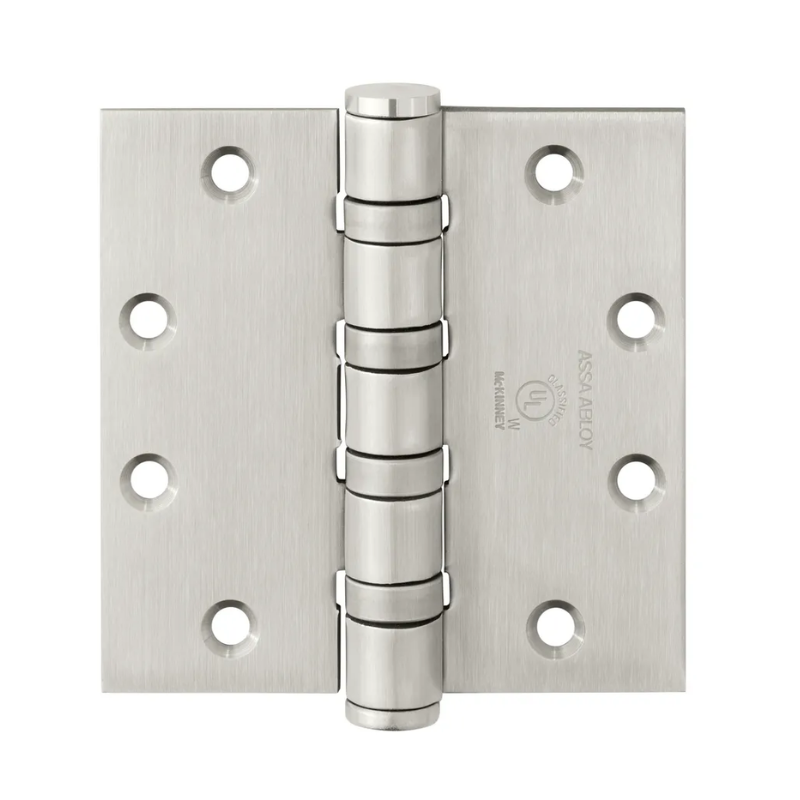 McKinney T4A3386-5x4-1/2-NRP Full Mortise Heavy Weight Five Knuckle Hinge, Non-Removable Pin