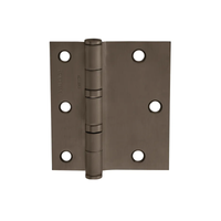McKinney TA2771-4-1/2 Full Surface Standard Weight Bearing Hinge, Five Knuckle, Square Corner
