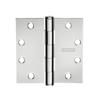 McKinney MP79-4-1/2x4-1/2 Full Mortise MacPro Heavy Weight Plain Bearing Hinge, Five Knuckle