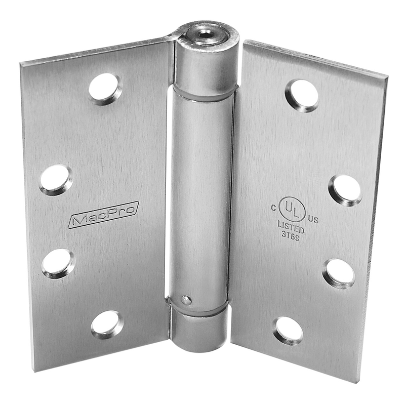 McKinney MPS679-4-1/2x4-1/2-US26D Full Mortise MacPro Heavy Weight Ball Bearing Hinge, Five Knuckle, 626 Satin Chrome Finish