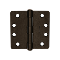 McKinney RCT2714-3-1/2x3-1/2 Full Mortise Standard Weight Plain Bearing Hinge, Five Knuckle, 1/4 Inch Radius Corner - US10B-613 Oil Rubbed Bronze