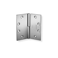 McKinney SQ3331-4-1/2x4-1/2 Square Barrel Hinge Standard Weight, Two Knuckle - US26D-626 Satin Chrome - LH Left Hand