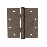 McKinney TA2314-4-1/2x4-1/2-SS Full Mortise Standard Weight Bearing Hinge, Five Knuckle - US10B-613 Oil Rubbed Bronze