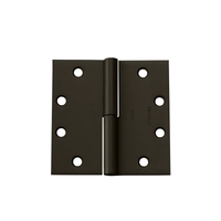 McKinney TA2731-4-1/2x4 Full Mortise Standard Weight Concealed Bearing Hinge, Two Knuckle - D3 Dark Bronze Powder Coat - RH Right Hand