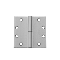 McKinney TA2731-4-1/2x4 Full Mortise Standard Weight Concealed Bearing Hinge, Two Knuckle - US26D-626 Satin Chrome - LH Left Hand