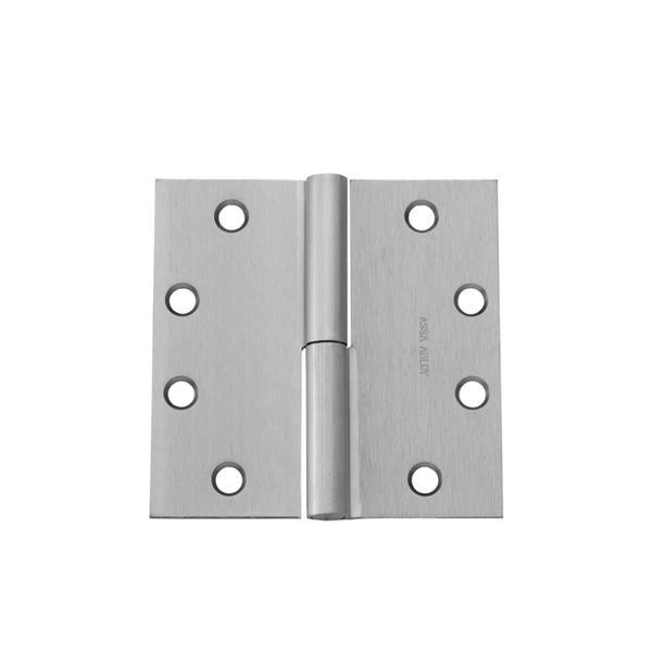 McKinney TA2731-4-1/2x4 Full Mortise Standard Weight Concealed Bearing Hinge, Two Knuckle - US26D-626 Satin Chrome - LH Left Hand