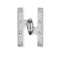 McKinney TA3383-6 Olive Knuckle Hinge Standard Weight, Two Knuckle - US26D-626 Satin Chrome - RH Right Hand