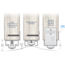 NGP 9595DKB Floating Fire Door Bottom Gap Solution, Non Handed, Dark Bronze