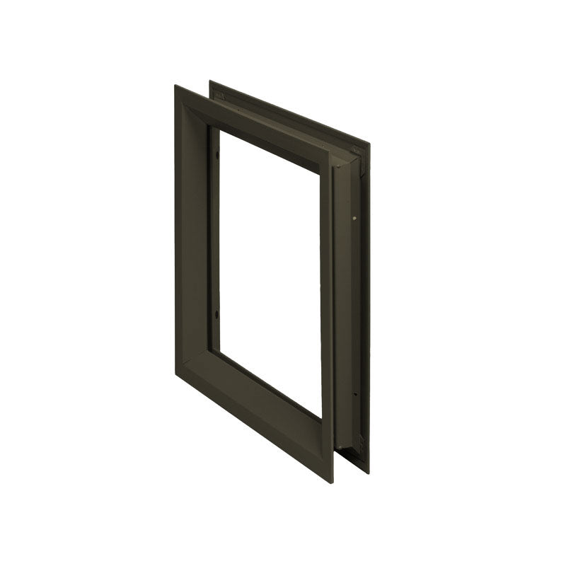 NGP L-FRA100-24x24-1/4 "WG" DKB Metal Vision Lite Kit, 22"x22" Visible