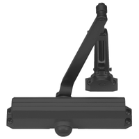Norton 1601H-693 surface door closer, dark bronze finish, tri-mounted with pull-side hold-open arm
