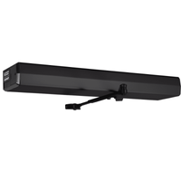 Norton 5231-BSP low energy door operator, black suede powder coat, push side surface mount with double lever arm