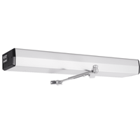 Norton 5231-WSP low energy door operator, aluminum finish, push side surface mount with double lever arm